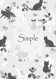 A chic world of cats and roses12.