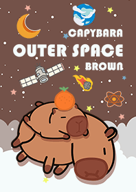 慵懶水豚/浩瀚星空/咖啡色