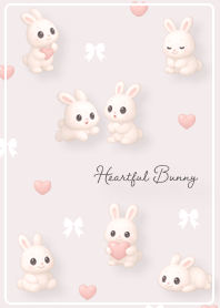 pink Happy Heart and Rabbit 03_2