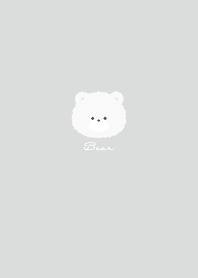 Simple Bear Gray White