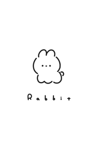 兔子 | white black