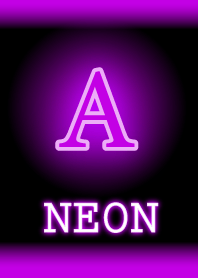 A-Neon Purple-Initial