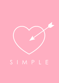 SIMPLE HEART(pink) V.11