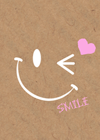 Smile + Kraft paper2
