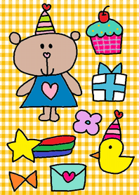 (yellow check x party lilo)