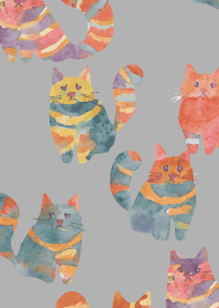 white おしゃまな猫