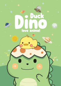 Dino&Duck Cutie Galaxy Light Green