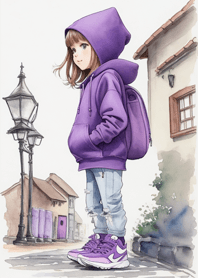 The day when everything was purple