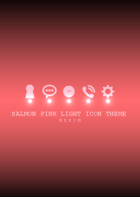 SALMON PINK LIGHT ICON THEME -MEKYM-