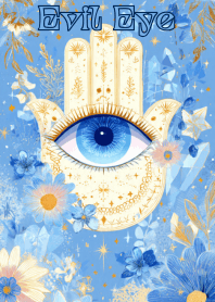 Golden Hamsa Evil Eye Magic