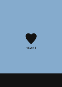 Dull Blue&Black / Simple Heart
