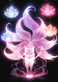 五界蓮花妖狐之神❤️紫色