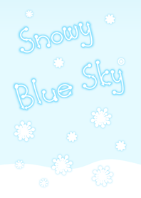 Snowy Blue Sky 2 (Blue Ver.3)