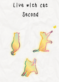 落書き風な猫 その２