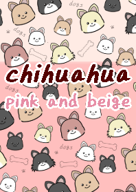chihuahua theme5 pink beige