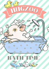 micro pig bath time