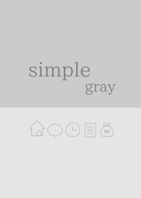simple gray theme.