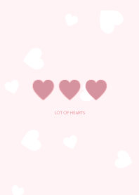 SIMPLE HEARTS :  pink
