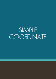 シンプルコーデ*ブルーグリーン