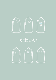 cute transparent balloon(light mint)