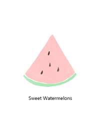Sweet watermelons