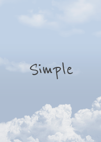 - Simple cloudy sky -