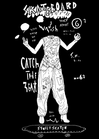 STREET SKATEBOARD GIRL GRAFFITI 002