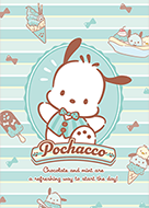 Sanrio ポチャッコ バニティポーチ ミント チョコミント Sanrio ポチャッコ バニティポーチ ミント チョコミント
