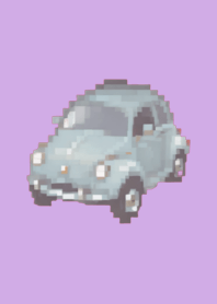 Carro Pixel Art Tema Roxo 02