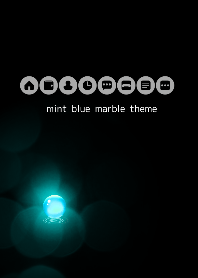mint blue marble 1