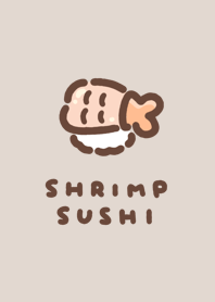 Shrimp Sushi /Beige.