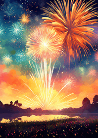 Beautiful Fireworks Theme#374