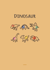 Orange : Dinosaur theme
