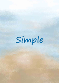 水彩文青系-夏日海灘