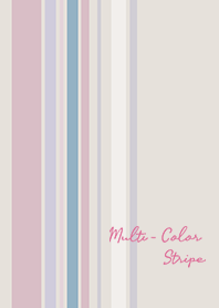 Multi-Color Stripe*pink