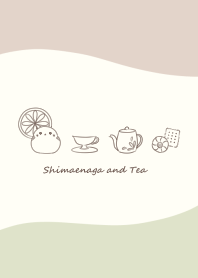 Shimaenaga and Tea -green- wave