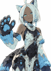 Beautiful catgirl illustration 5