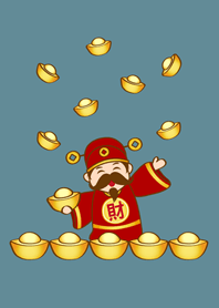 God of Wealth sends ingots(Green Lake)