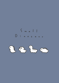 Small Dinosaur /gray blue, whitefil