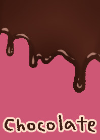 溶けたチョコ