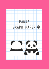 PANDA GRAPH PAPERj-FLASHY PINK