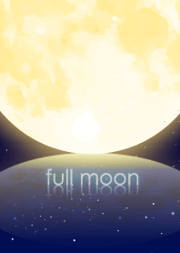 shining a full moon