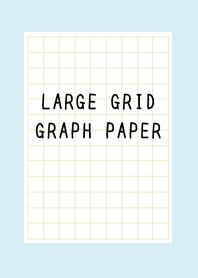 LARGE YEL GR GRID GRAPHPAPER-LIGHT BL-YE