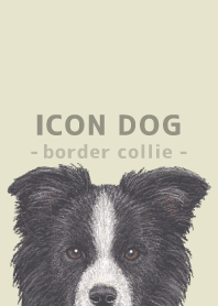 ICON DOG - ボーダーコリー - PASTEL YE/01