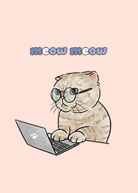 meowneko8 / peach pink