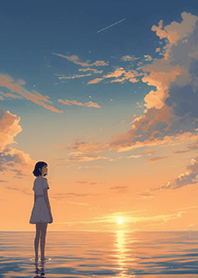 Zen Life～海と空を眺める少女 2.1