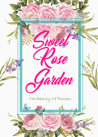 สวนดอกไม้สี่ชมพูหวาน