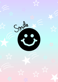 Colorful star smile -Gradation-joc