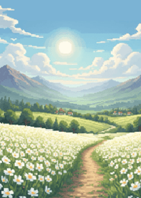 Flower field - Pixel