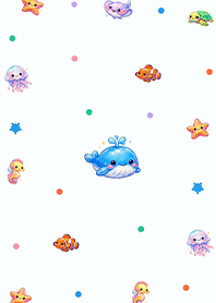 Whales and aquatic animals (Pp)